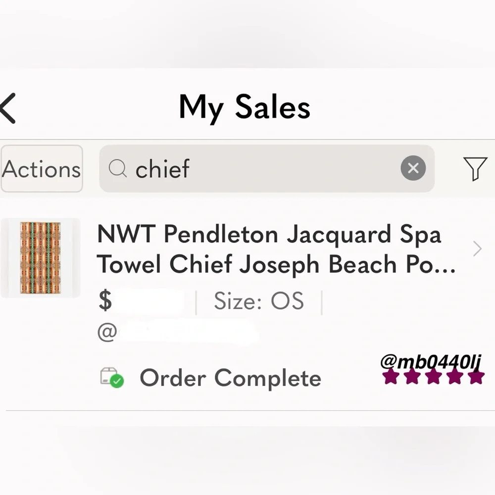 NWT Pendleton Jacquard Spa Towel Chief Joseph Beach Pool XL 40x70 Oversized